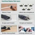 3 in 1 Silicone Caulking Tools
