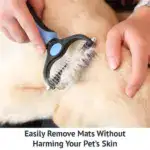 Pet Grooming Brush – Double Sided Shedding And Dematting Undercoat Rake Comb