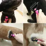 Pet Grooming Brush – Double Sided Shedding And Dematting Undercoat Rake Comb